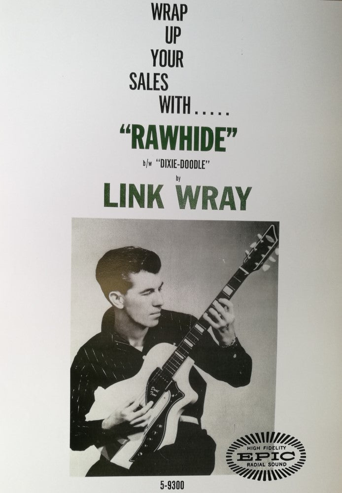 Poster DIN A3 - Link Wray - Rawhide