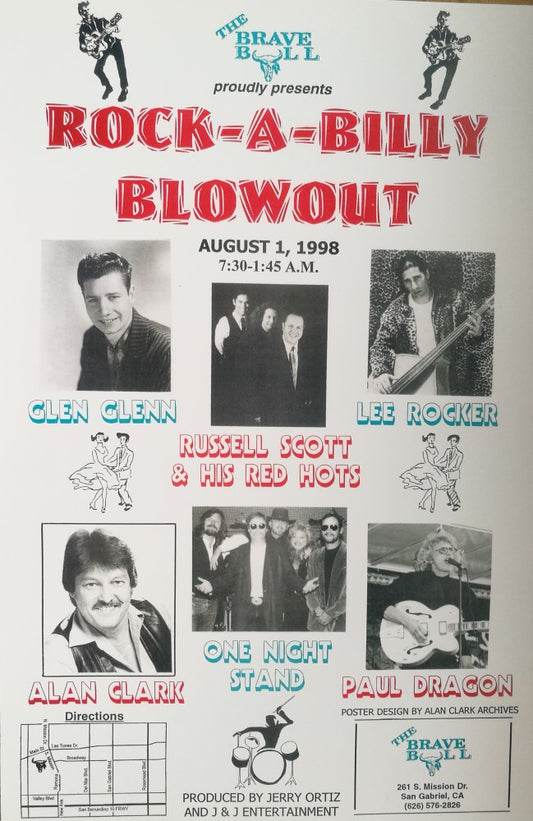 Poster DIN A3 - Rock-A-Billy Blowout