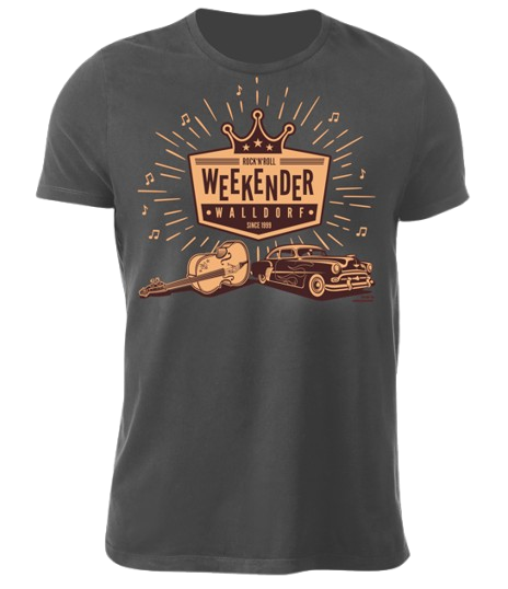 T-Shirt - Walldorf Weekender Krone 2025 (Grau)
