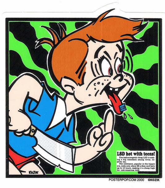 Frank Kozik Aufkleber - Acid Kid