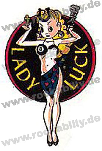 Pin Up Girl Aufkleber - Retro Pin Up 1