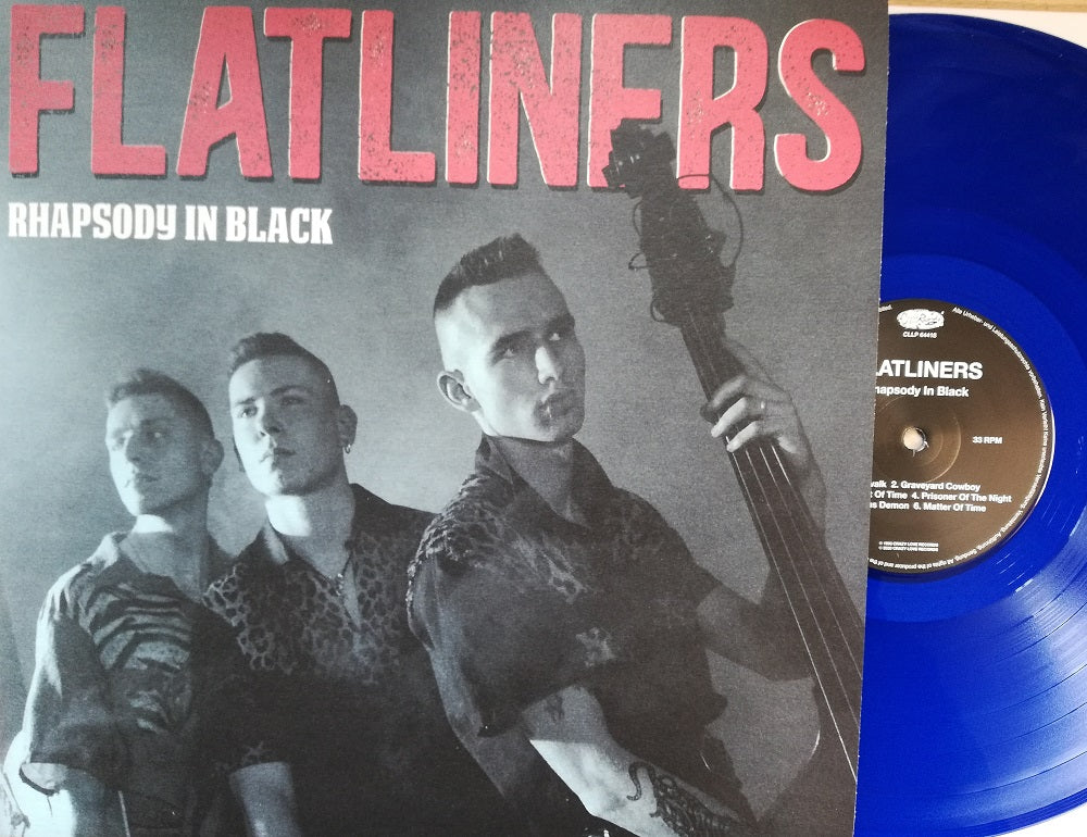 LP - Flatliners - Rhapsody In Black, Blue Vinyl