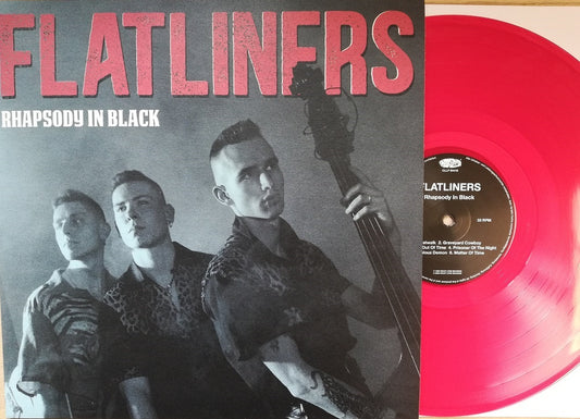 LP - Flatliners - Rhapsody In Black, rotes Vinyl