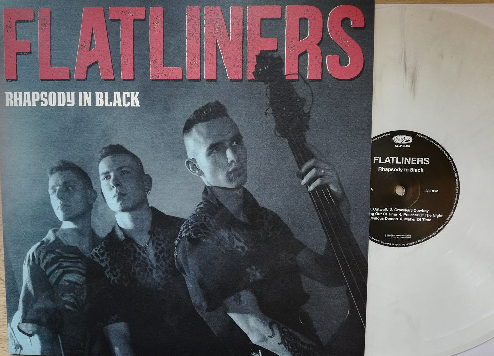 LP - Flatliners - Rhapsody In Black, white Vinyl