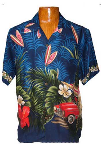 Hawaii - Shirt - Low Rider Blue
