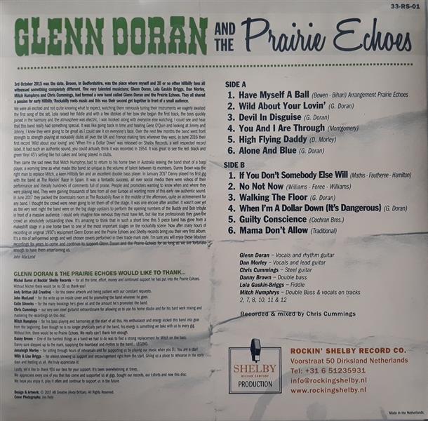 LP - Glenn Doran And The Prairie Echoes - Wild About Your Lovin'