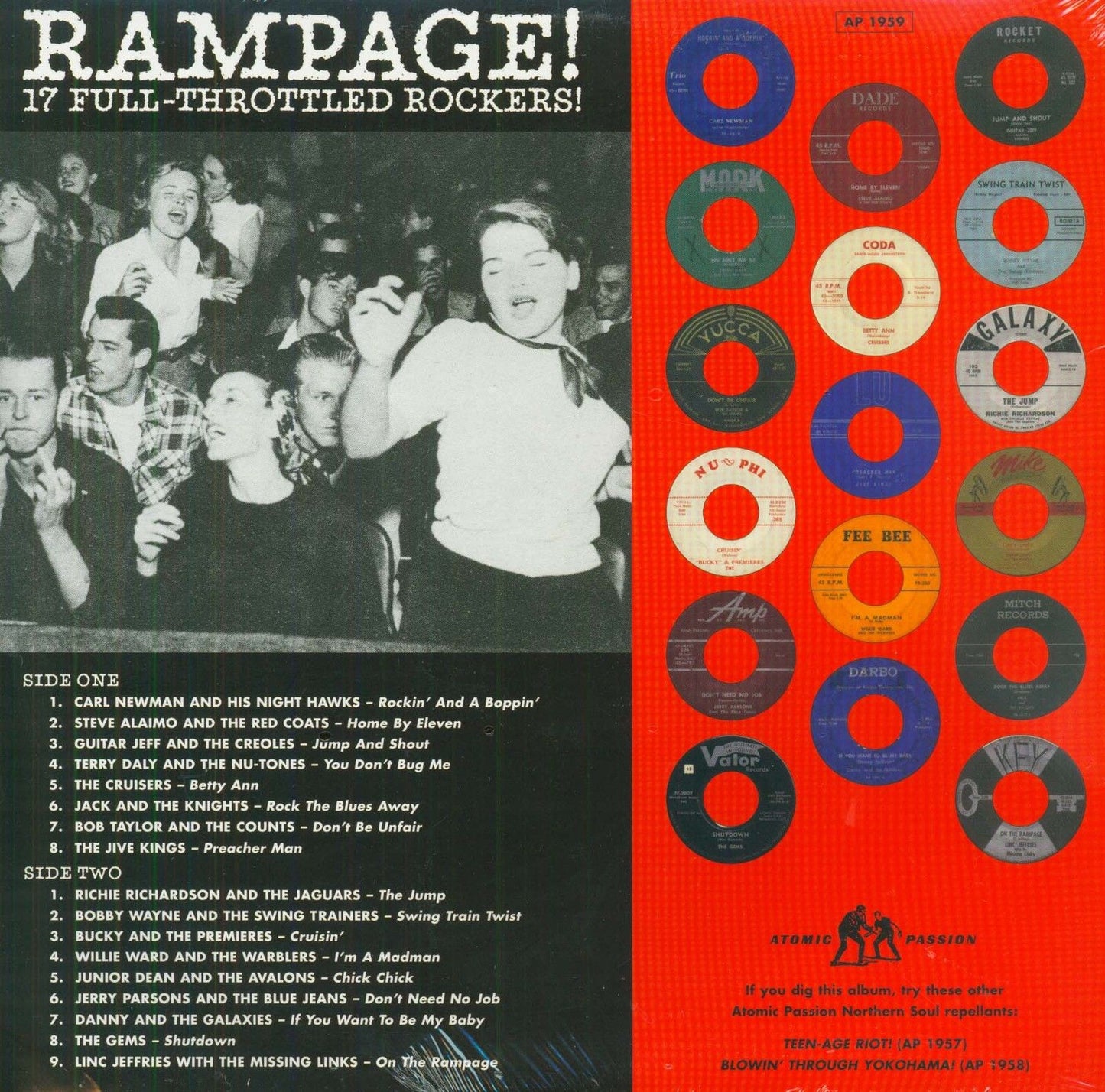 LP - VA - Rampage! Atomic Passion 1959