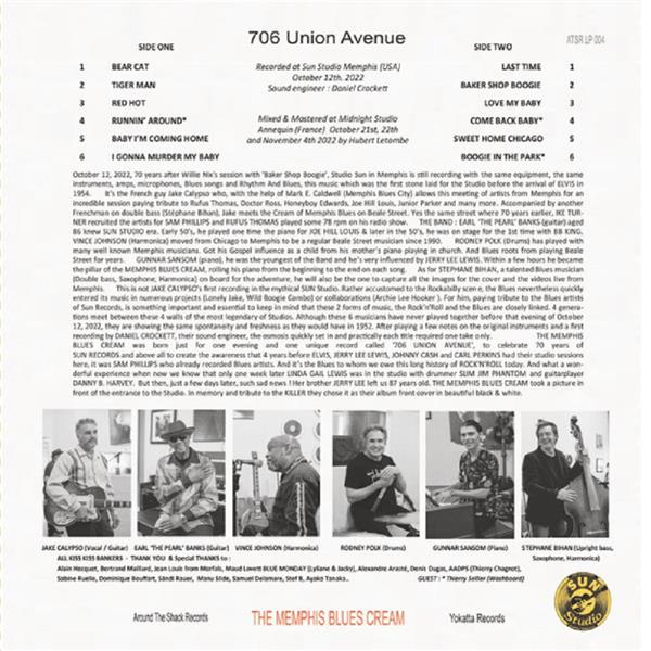 LP - Memphis Blues Cream - 706 Union Avenue
