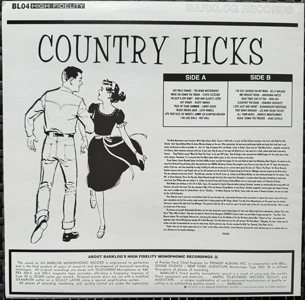 LP - VA - Country Hicks Vol. 1-7 (vollständige Serie)