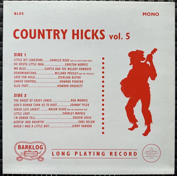 LP - VA - Country Hicks Vol. 1-7 (vollständige Serie)