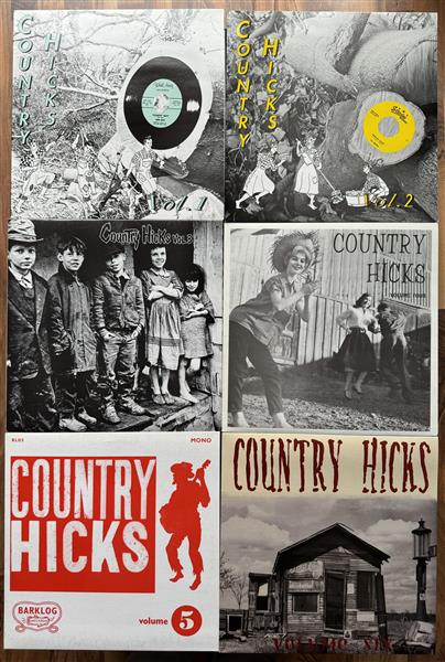 LP - VA – Country Hicks Vol. 1-7 (vollständige Serie)