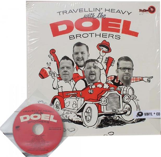 LP - Doel Brothers - Travellin' Heavy With The Doel Brothers + CD