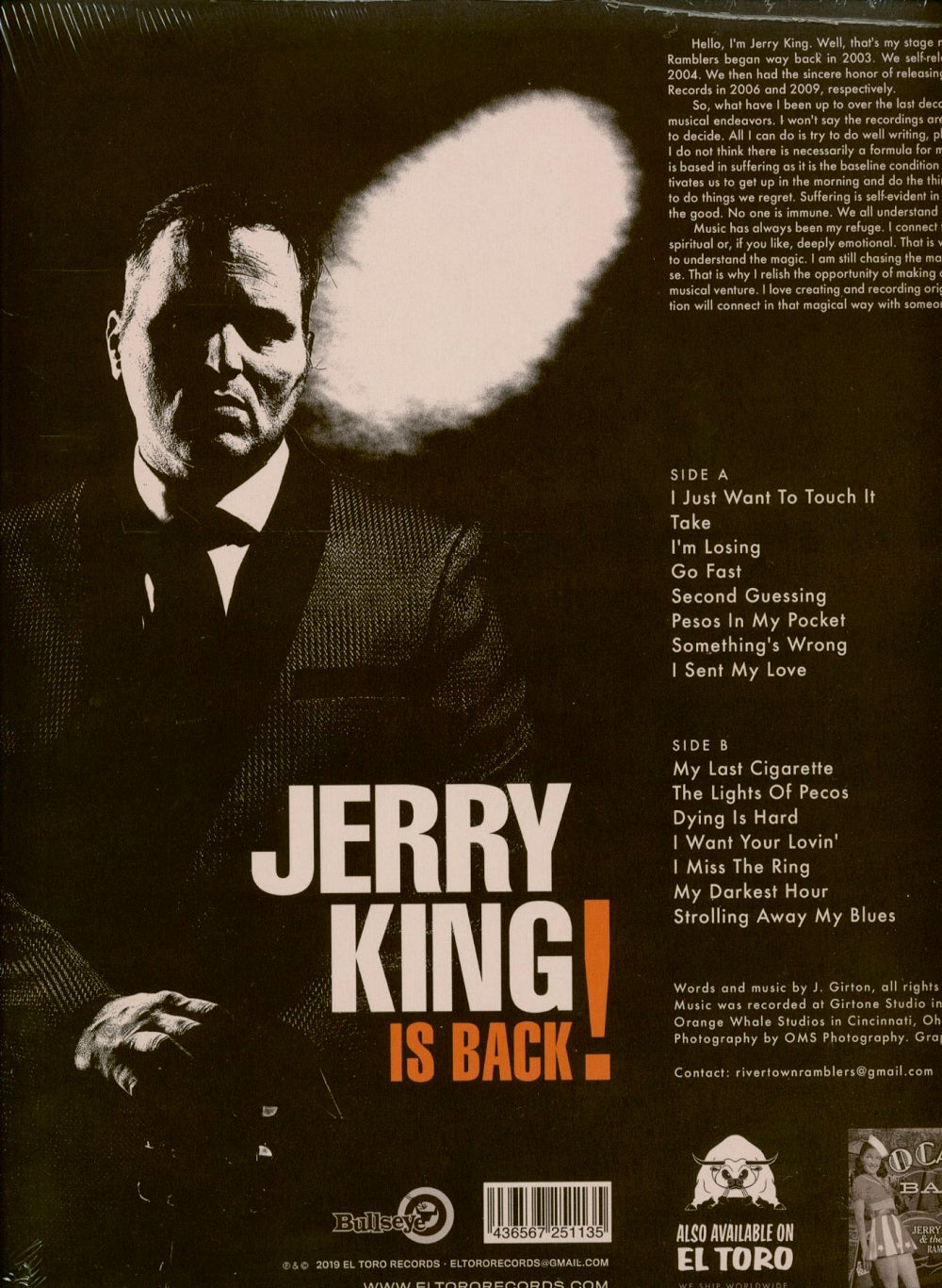 LP - Jerry King - Is Back