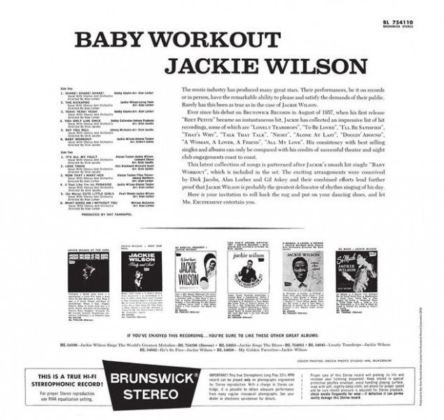 LP - Jackie Wilson - Baby Workout