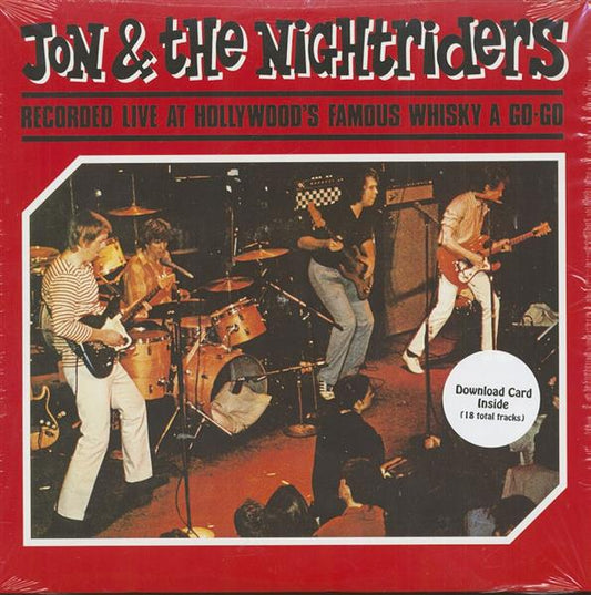 LP - Jon & The Nightriders - Recorded Live At Hollywood's Famous Whisky A Go-Go