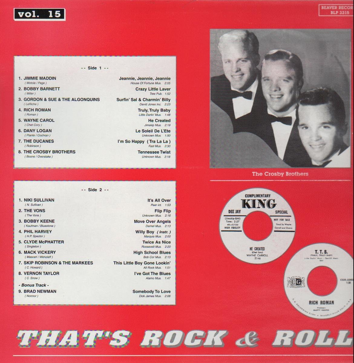 LP - VA - That's Rock'n'Roll Vol. 15