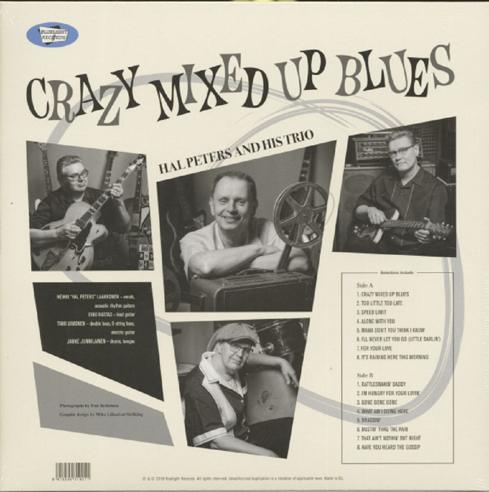 LP - Hal Peters & His Trio - Crazy Mixed Up Blues