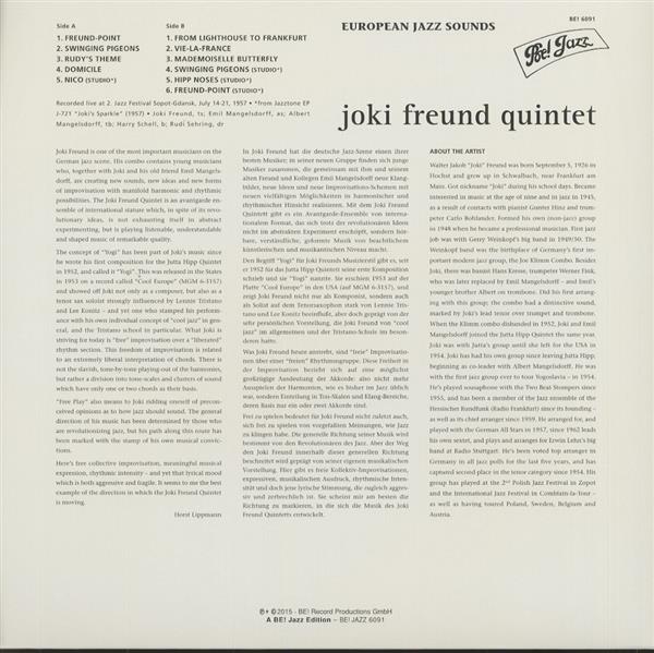 LP - Joki Freund Quintet - European Jazz Sounds