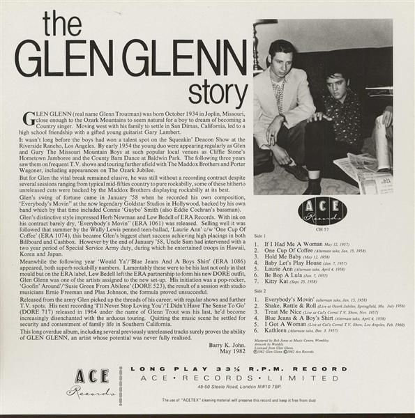LP - Glen Glenn - The Glen Glenn Story