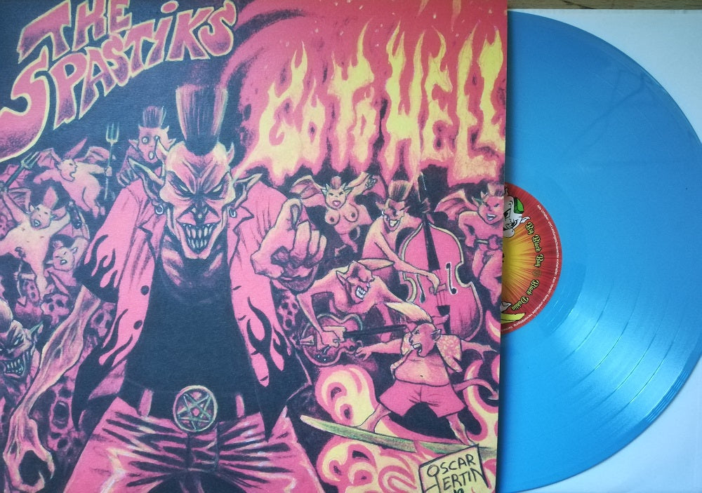 LP - Spastiks - Go To Hell, blue Vinyl