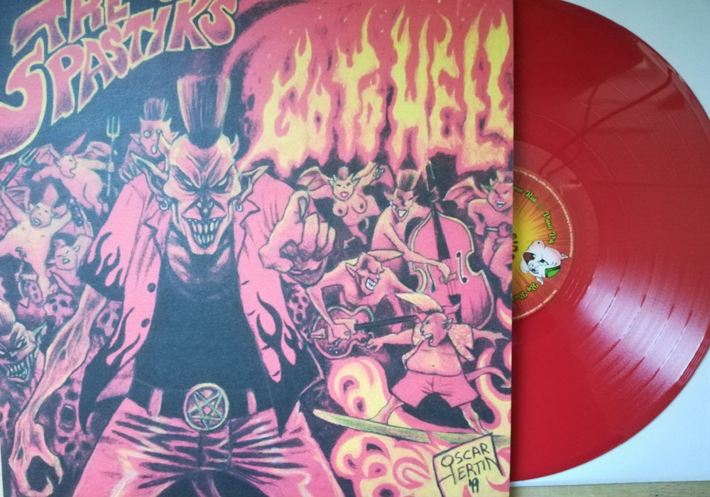 LP - Spastiks - Go To Hell, rotes Vinyl