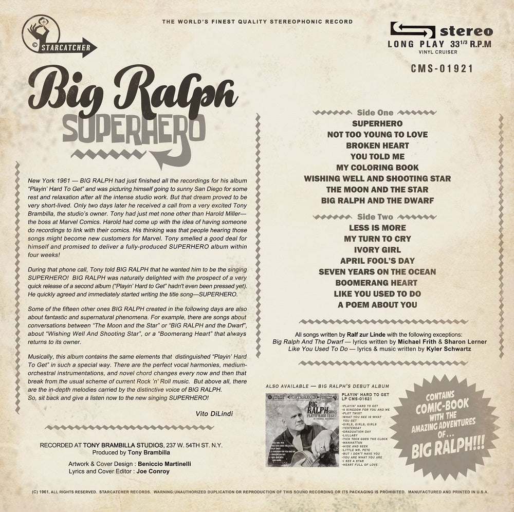 LP - Big Ralph - Superhero +CD