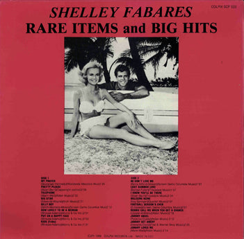 LP - Shelley Fabares - Rare Items And Big Hits