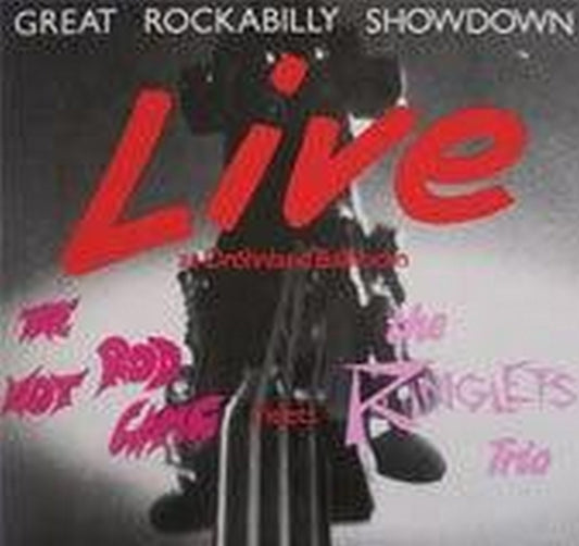 LP - VA - Great Rockabilly Showdown - The Hot Rod Gang Meets The Ringlets Trio