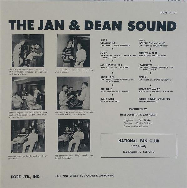 LP - Jan & Dean - The Jan And Dean Sound
