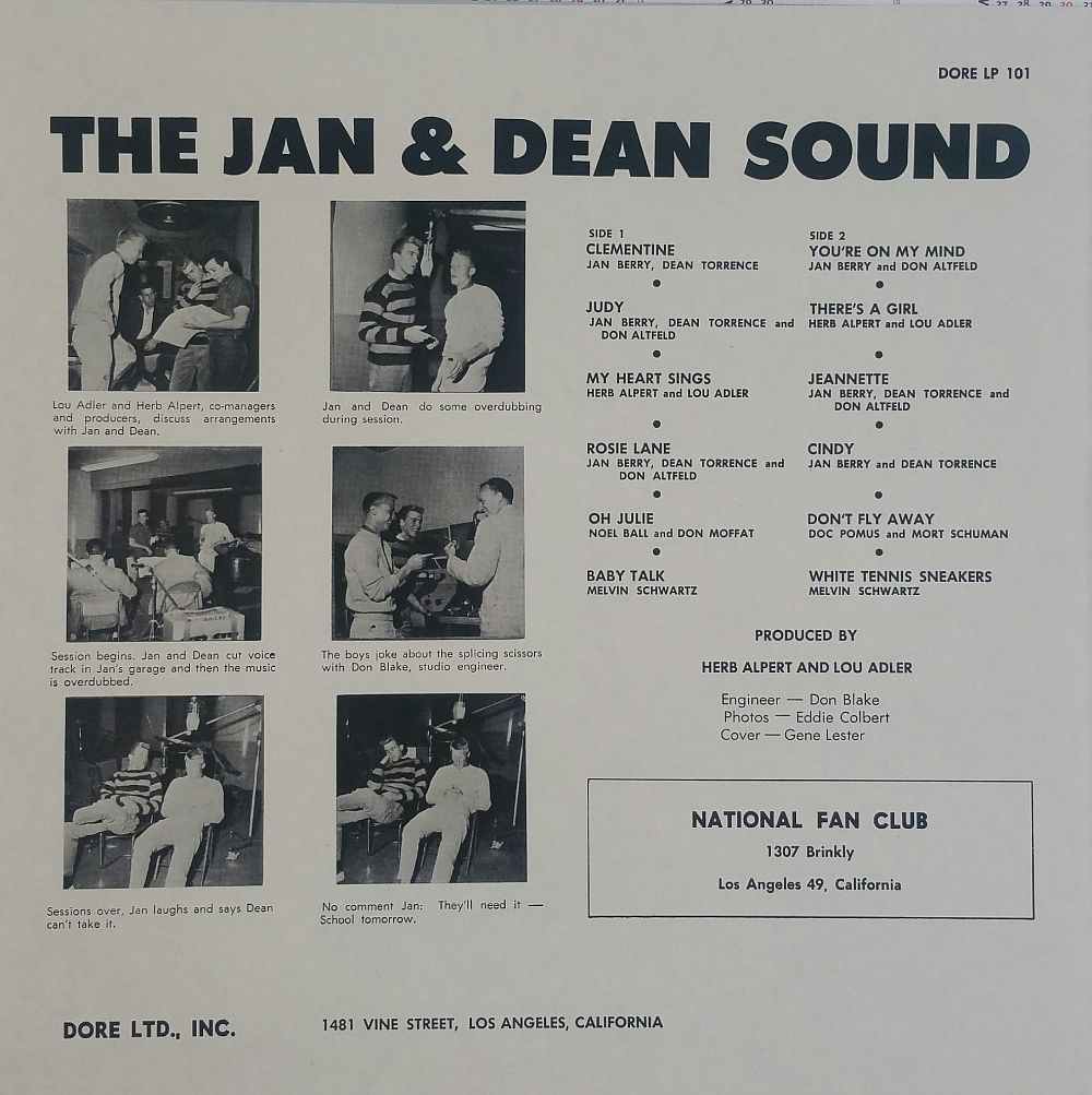 LP - Jan & Dean - The Jan And Dean Sound