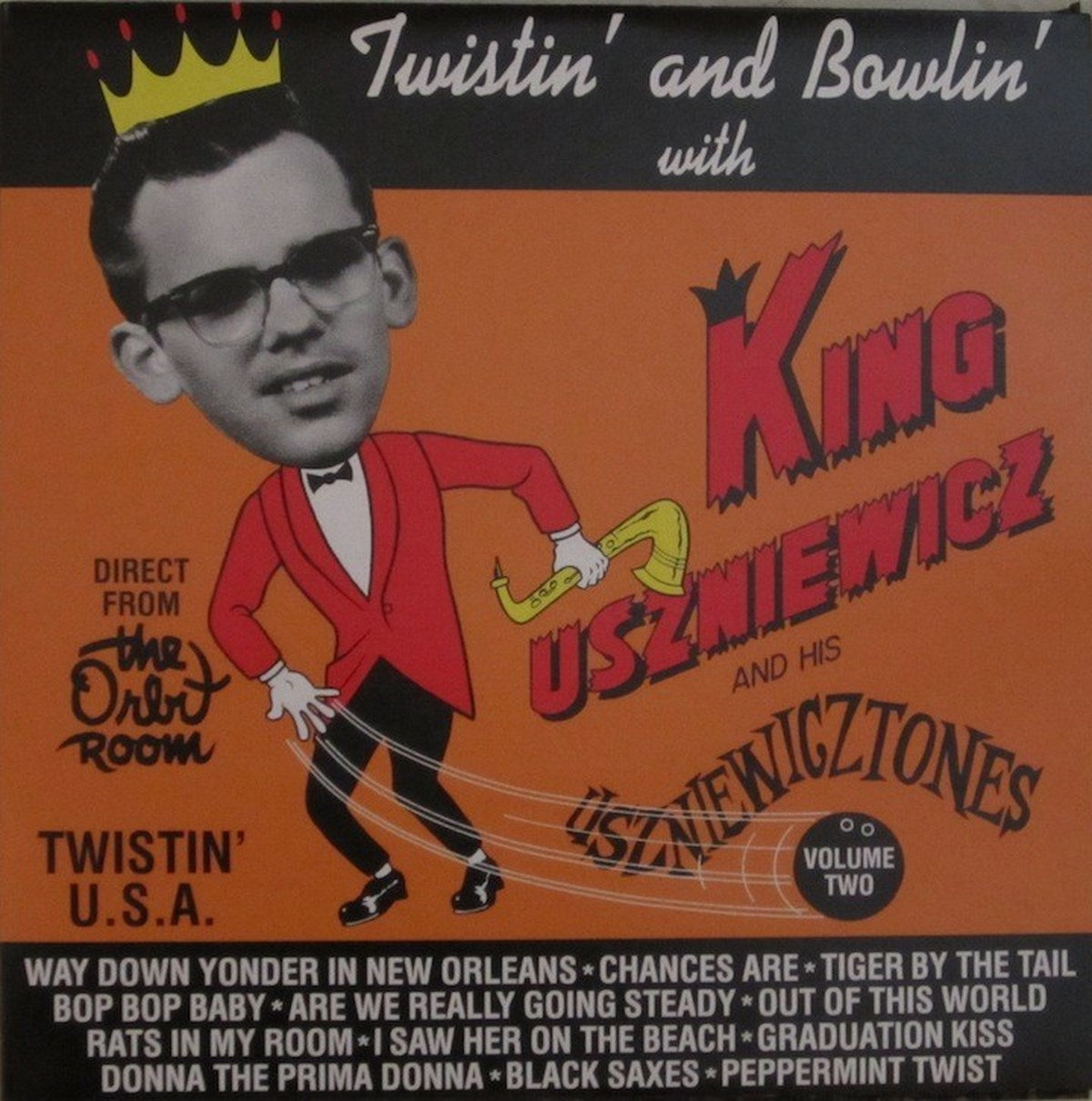 LP - King Uszniewicz And His Uszniewicz - Twistin' and Bowlin'