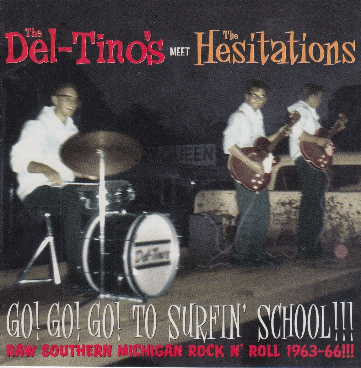 LP - Del-Tinos / Hesitations - Go! Go! Go! To Surfin' School