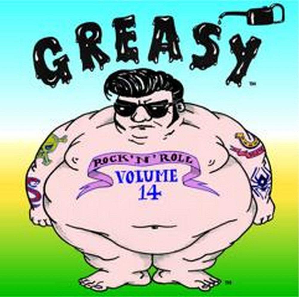 LP - VA - Greasy Rock And Roll Vol. 14