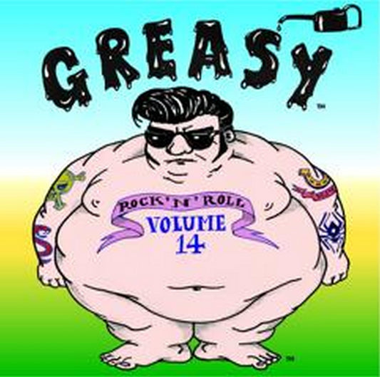 LP - VA - Greasy Rock And Roll Vol. 14