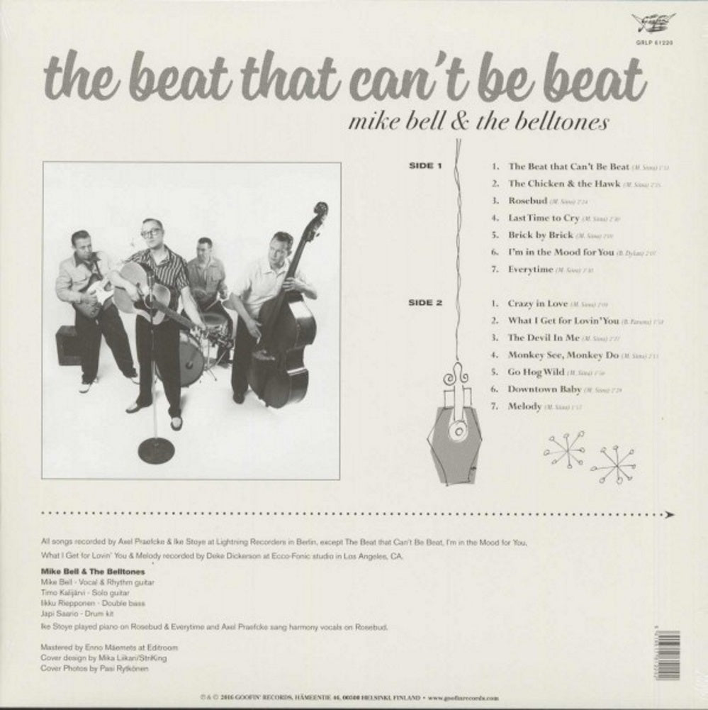 LP+CD - Mike Bell & The Belltones - The Beat That Can't Be Beat