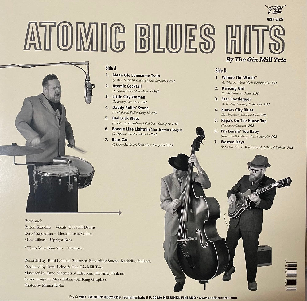 LP - Gin Mill Trio - Atomic Blues Hits