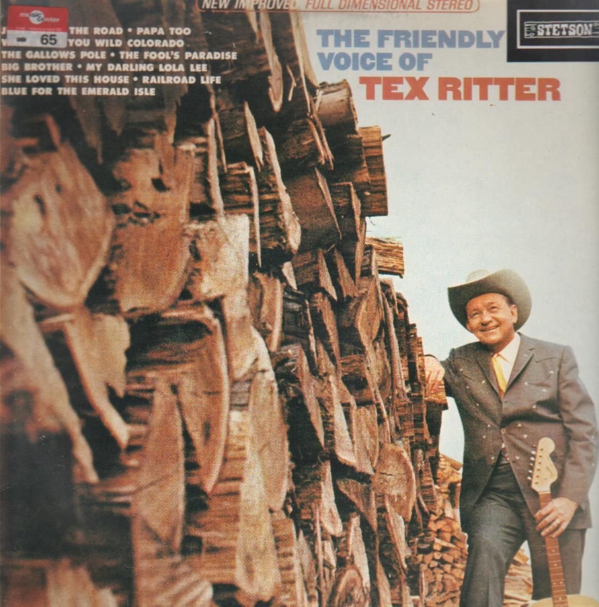 LP - Tex Ritter - The Friendly Voice Of Tex Ritter