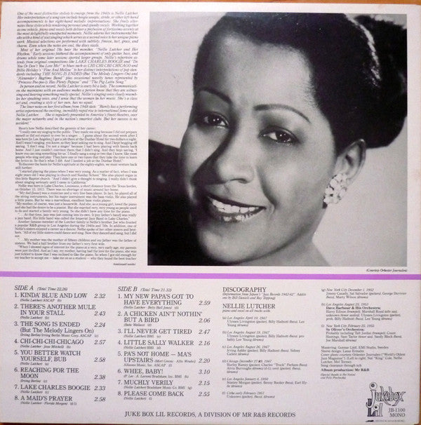 LP - Nellie Lutcher - My New Papa (1947-55)