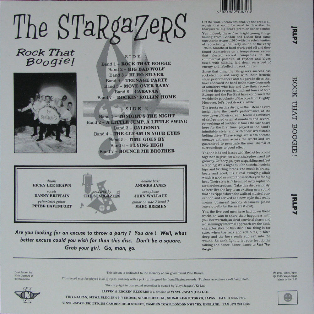 LP - Stargazers - Rock That Boogie!