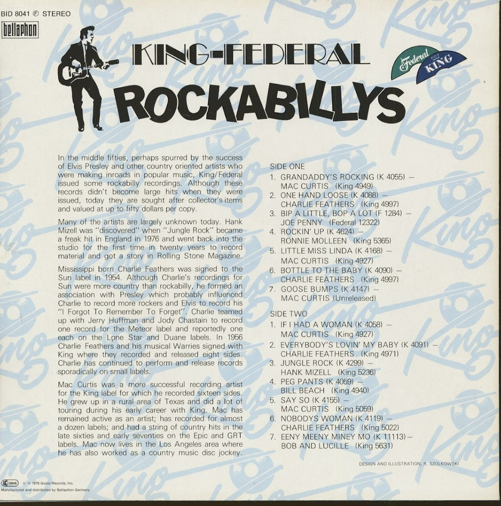 LP - VA - King Federal Rockabillys