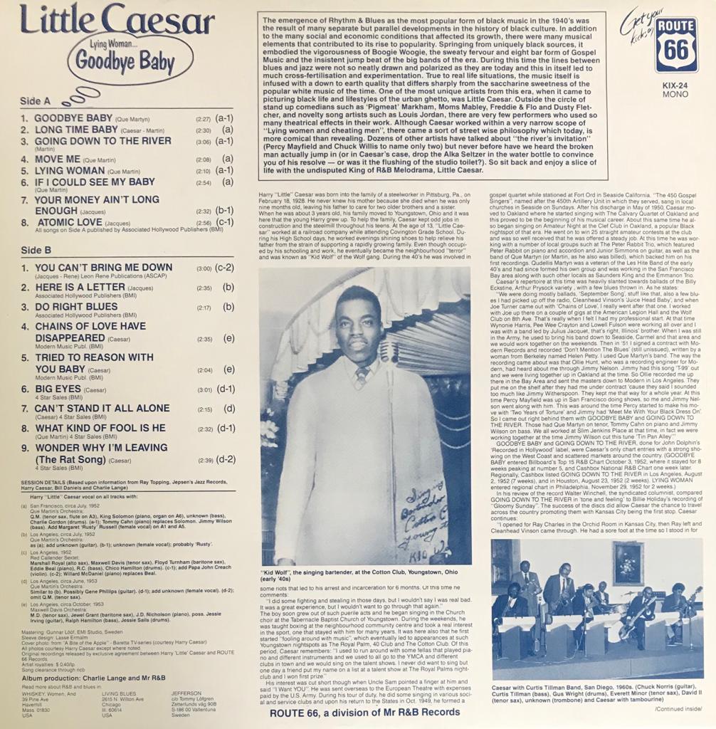 LP - Little Caesar (52-53) - Lying Woman. . . Goodbye Baby