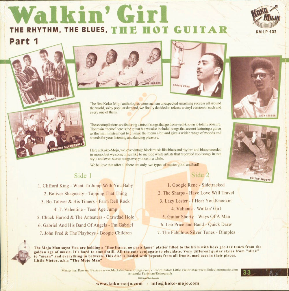 LP - VA - Walkin' Girl - The Rhythm, The Blues, The Hot Guitar Vol. 1