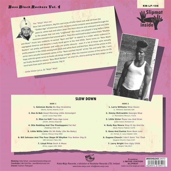 LP - VA - Boss Black Rockers - Slow Down Vol. 4