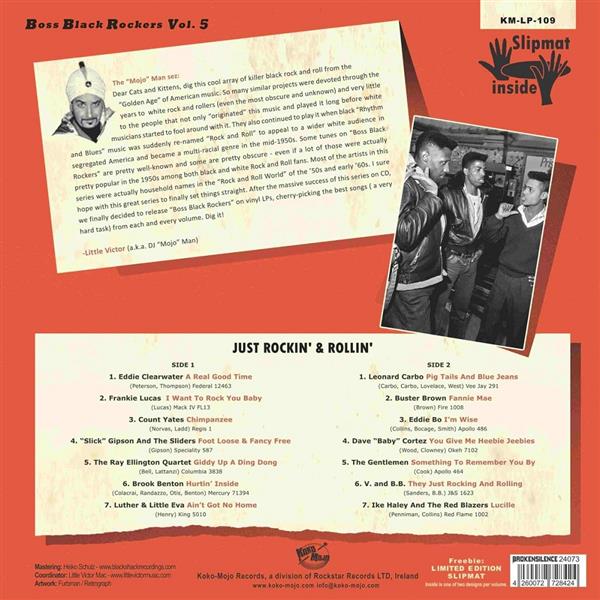 LP - VA - Boss Black Rockers - Just Rockin' & Rollin' Vol. 5