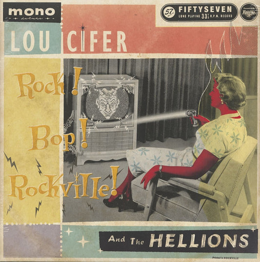 LP - Lou Cifer & The Hellions - Rock, Bop, Rockville!