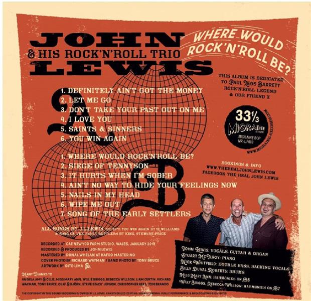 LP - John Lewis & His Rock'n'Roll Trio - Where Would Rock'n'Roll Be?
