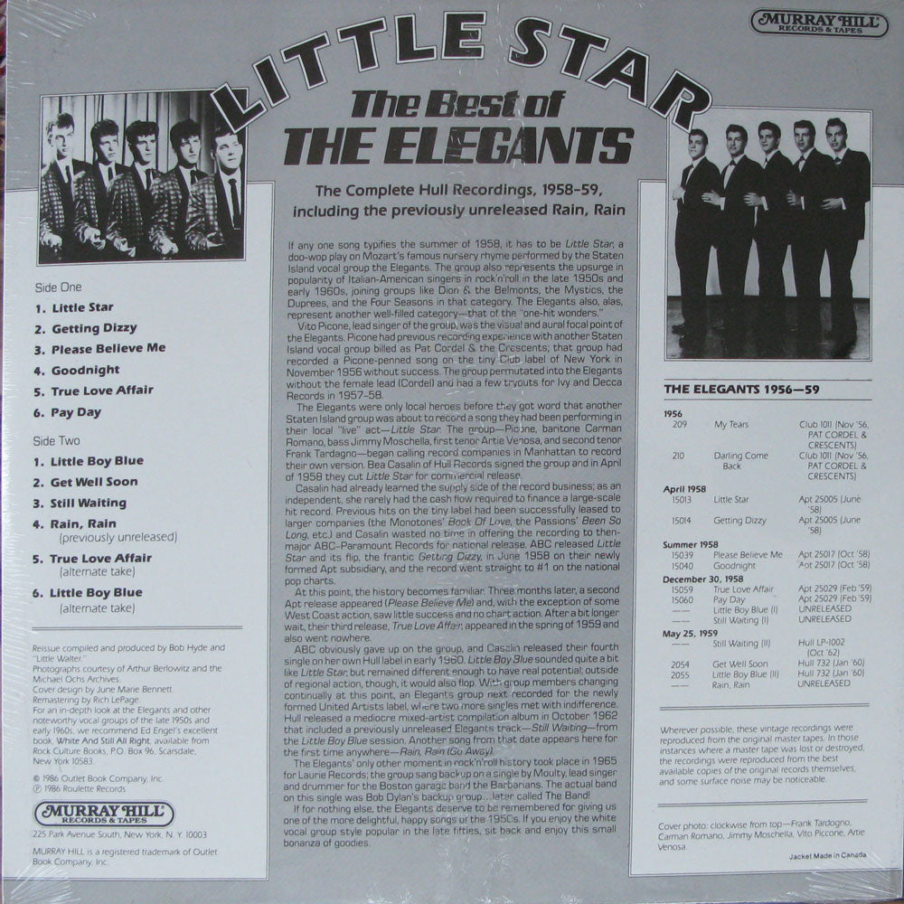 LP - Elegants - Little Star - The Best Of