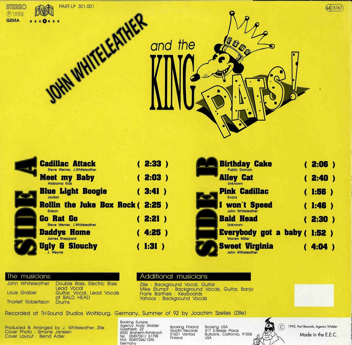 LP - King Rats - Go Rat Go