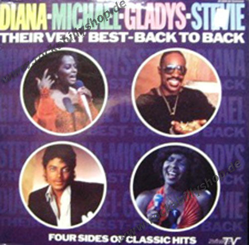 LP - VA - Diana - Michael - Gladys - Stevie, Their very Best - Back to Back