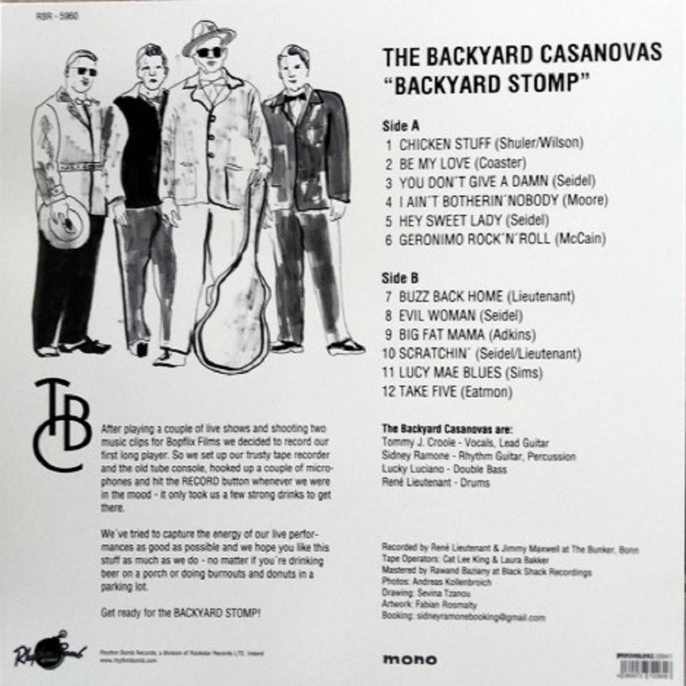 LP - Backyard Casanovas - Backyard Stomp